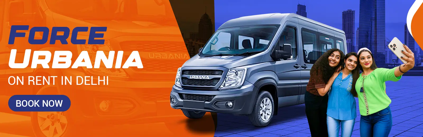 Force Urbania Van Rental in Delhi Force Urbania Van Rental in Delhi