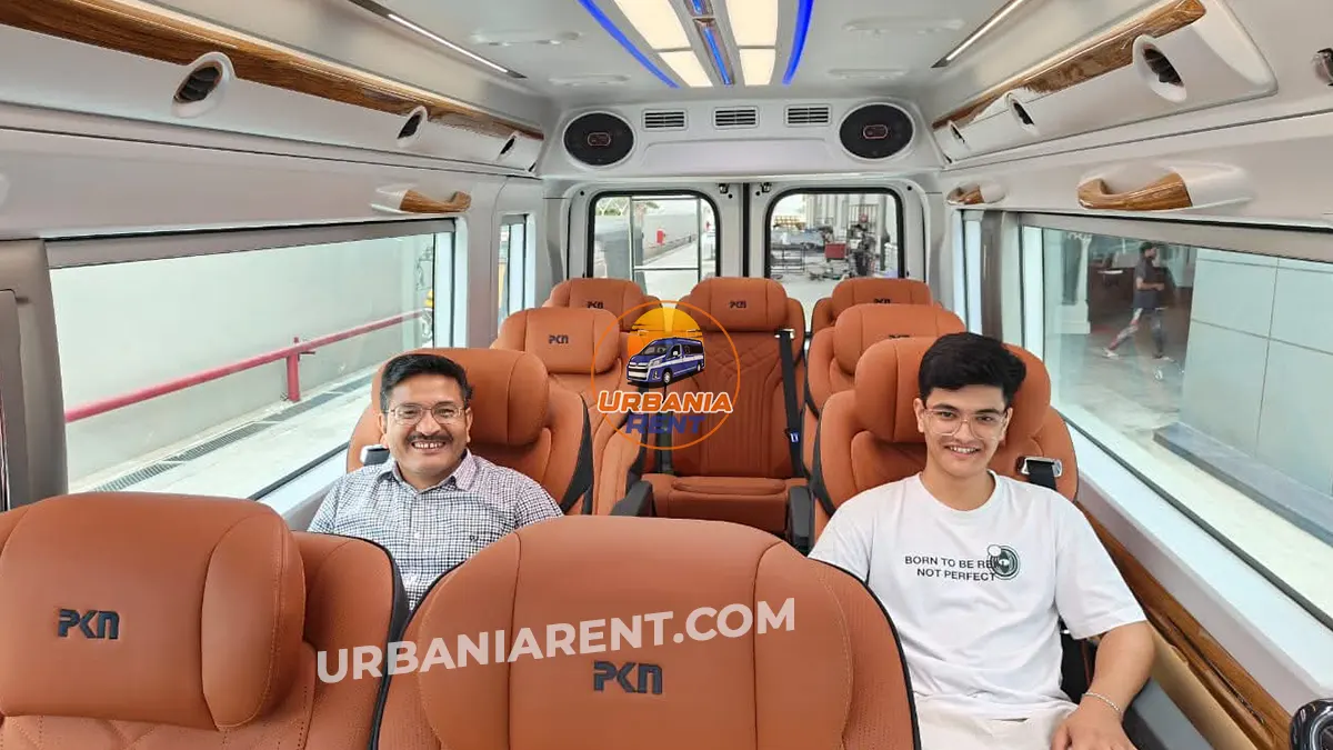 Urbania luxury interior with premium Maharaja seat design Urbania luxury interior with premium Maharaja seat design